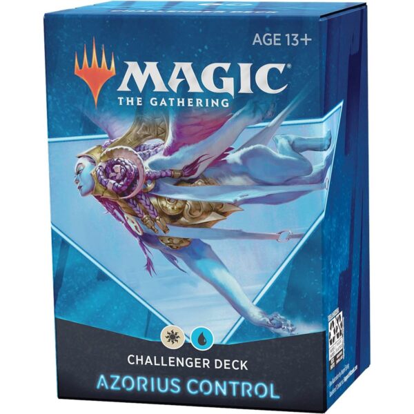 Magic The Gathering Azorius Control Bleu Blanc2021 Challenger Deck Jeu De Cartes Version Anglaise