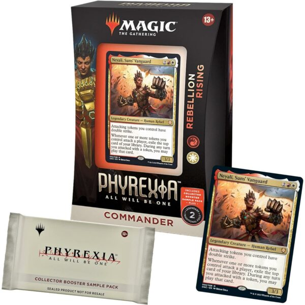 Magic The Gathering Phyrexia All Will Be One Commander Deck Rebellion Rising Jeu De Cartes Version Anglaise